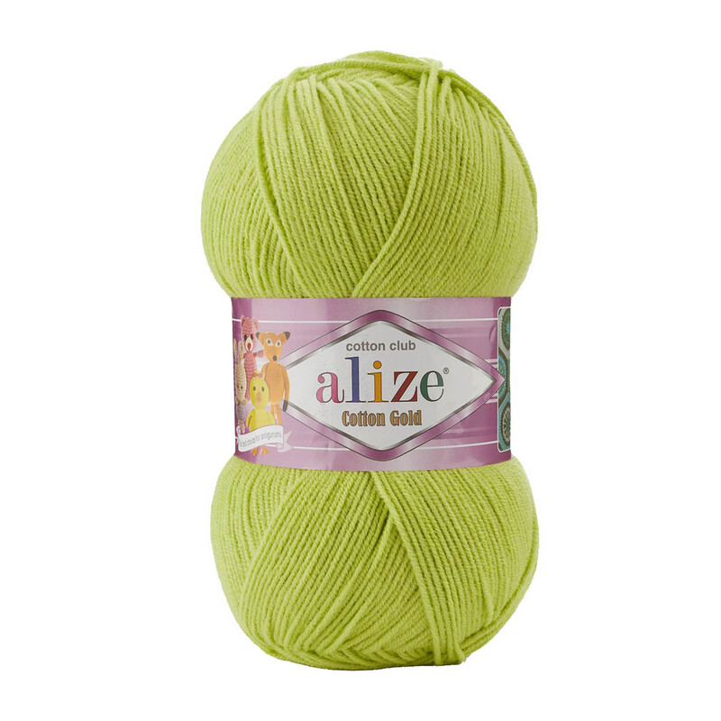 Alize - Alize Cotton Gold El Örgü İpi Yeşil Üzüm 129