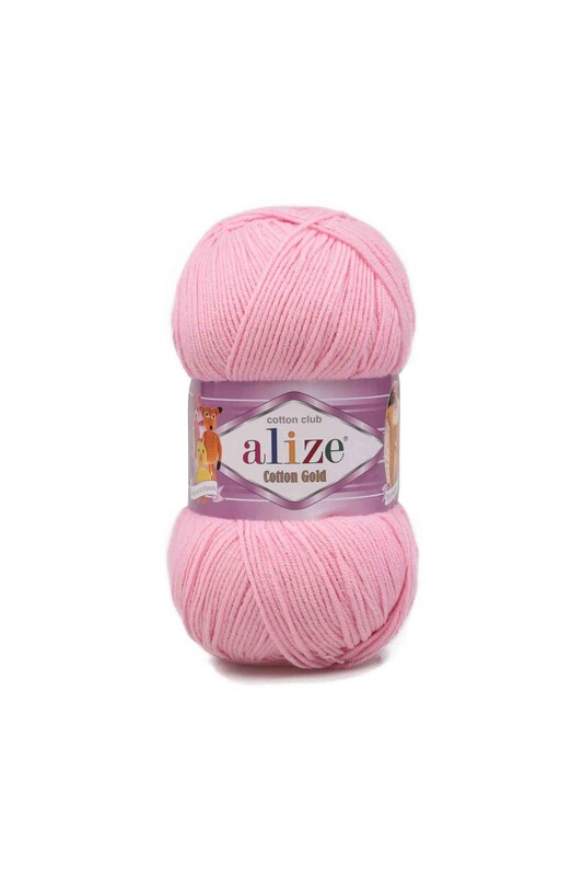 Alize - Пряжа Alize Cotton Gold / Розовый леденец 518