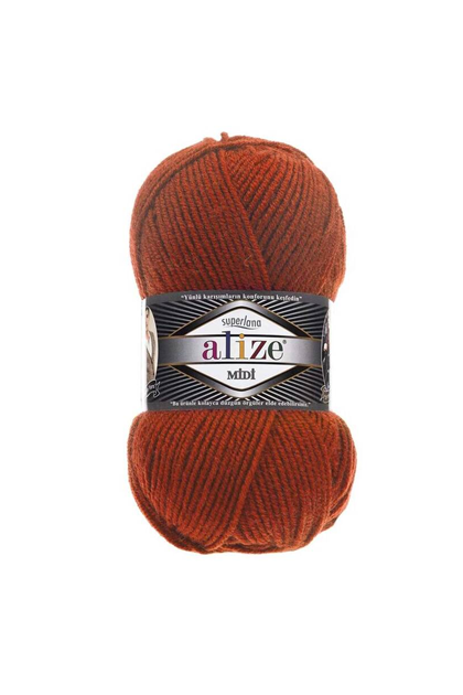 Alize Superlana Midi El Örgü İpi Taba 036