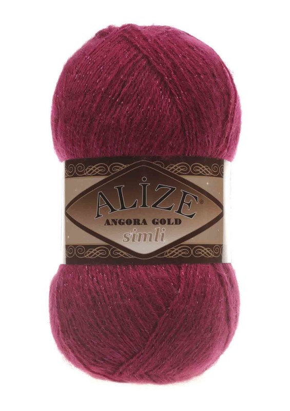 Alize - Пряжа Alize Angora Gold Simli / Рубин 649