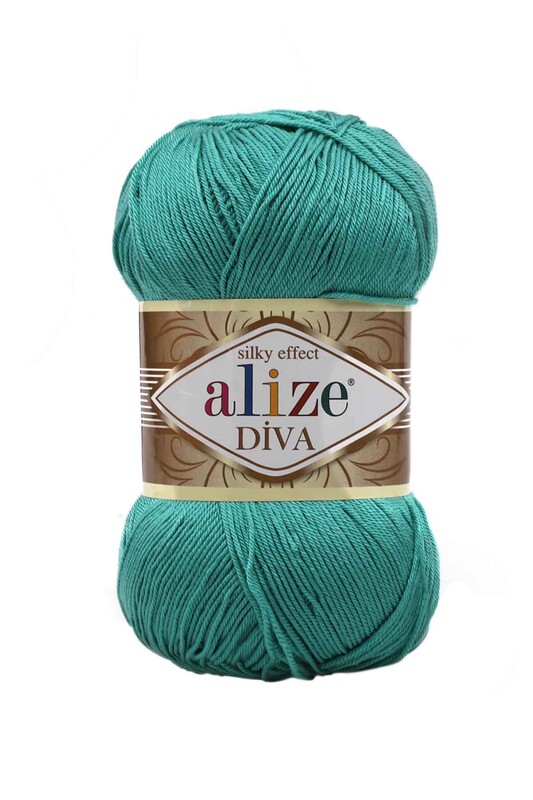 Alize - Пряжа Alize Diva/Зелёный 623