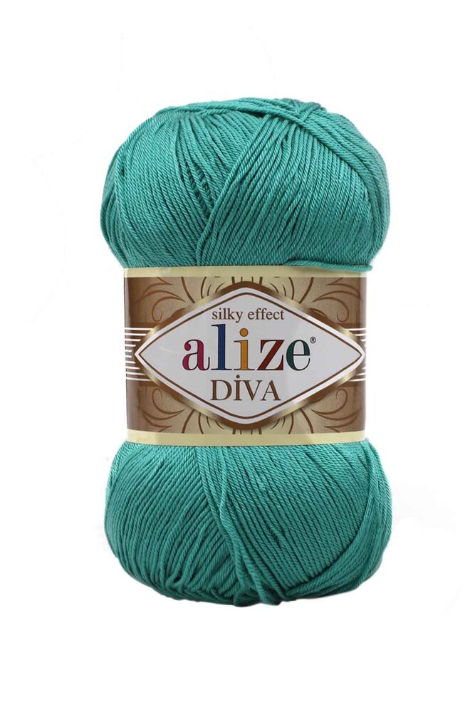 Пряжа Alize Diva/Зелёный 623