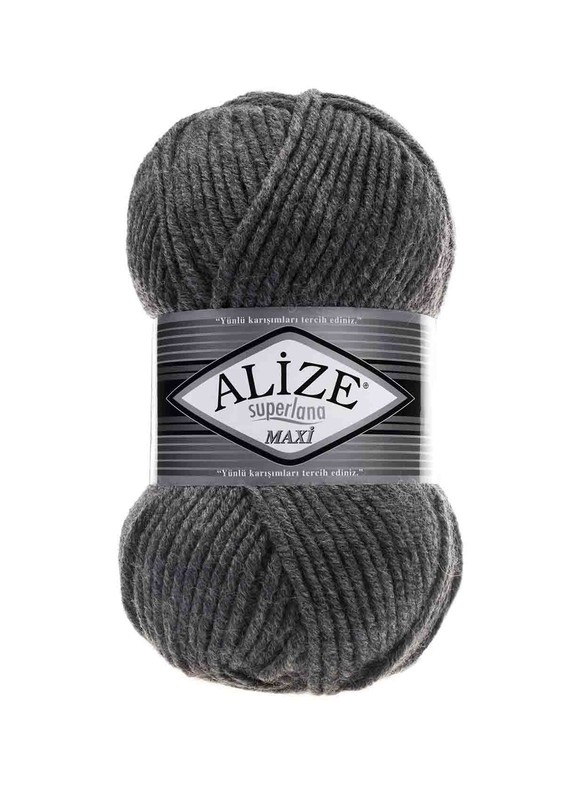 Alize - Пряжа Alize Superlana Maxi/Средний серый меланж 182