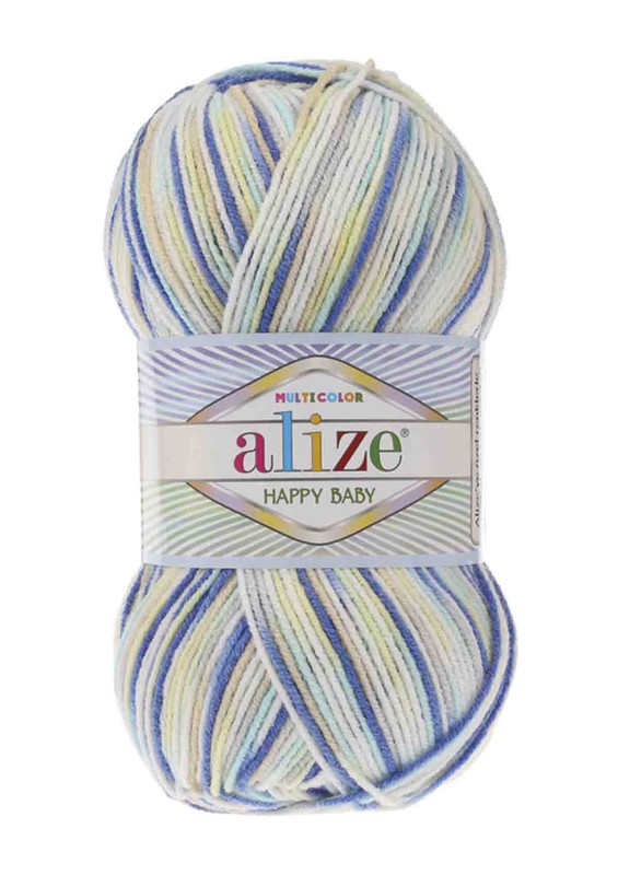 Alize - Alize Happy Baby Multicolor El Örgü İpi 52232