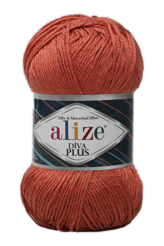 Alize - Пряжа Alize Diva Plus /Тёмно-рыжий 525