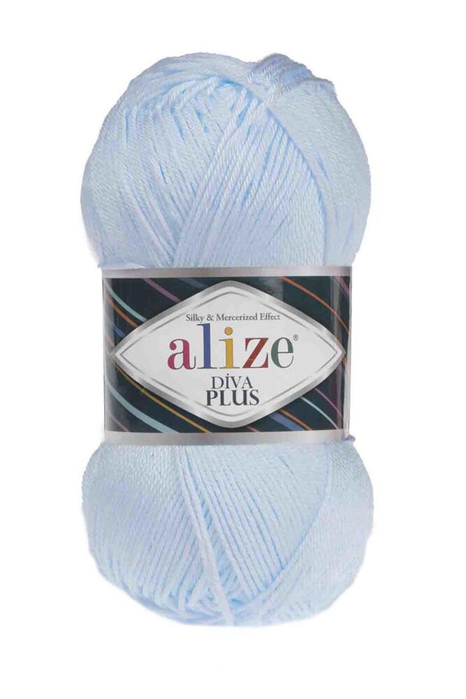 Пряжа Alize Diva Plus /Светло-голубой 480