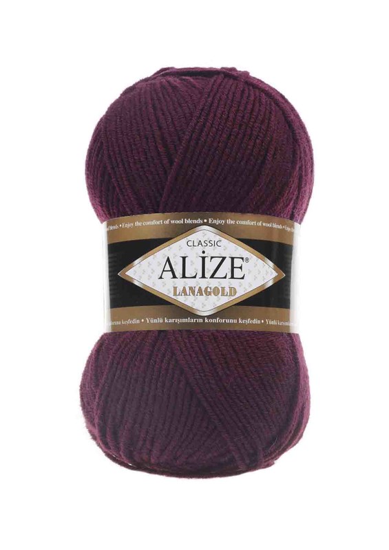 Alize - Alize Lanagold El Örgü İpi Mürdüm 495