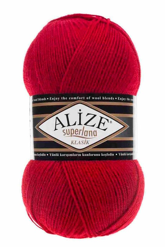 Alize - Пряжа Alize Superlana Klasik /Красный 056
