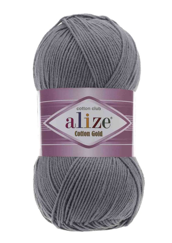 Alize - Пряжа Alize Cotton Gold/Угольно-серый 087