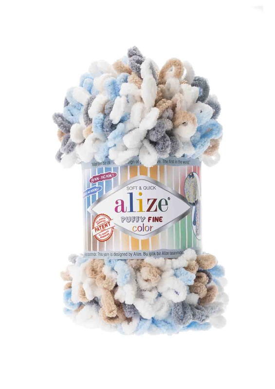 Alize - Alize Puffy Fine Color El Örgü İpi 5946