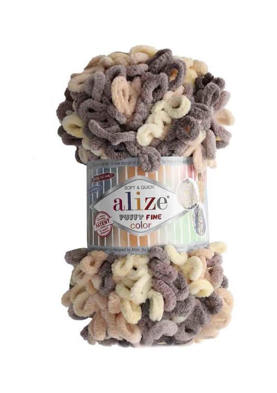 Alize - Alize Puffy Fine Color El Örgü İpi 6034
