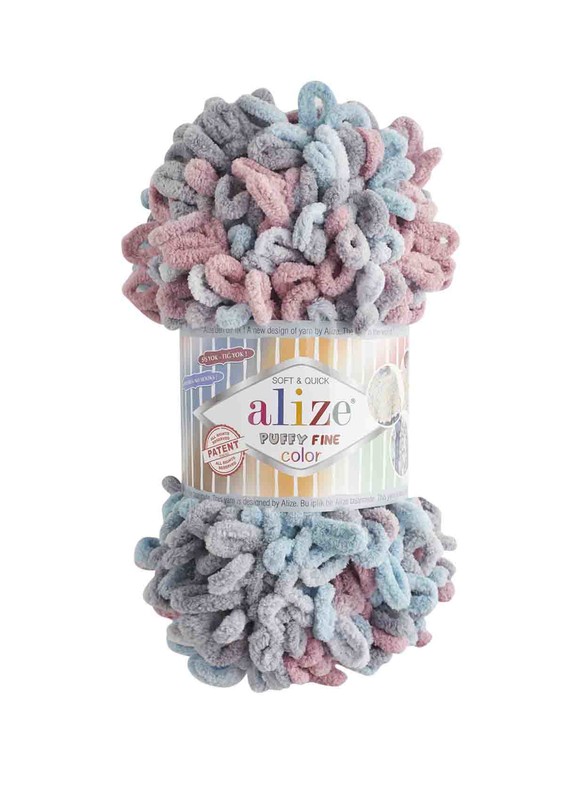 Alize - Alize Puffy Fine Color El Örgü İpi 6041