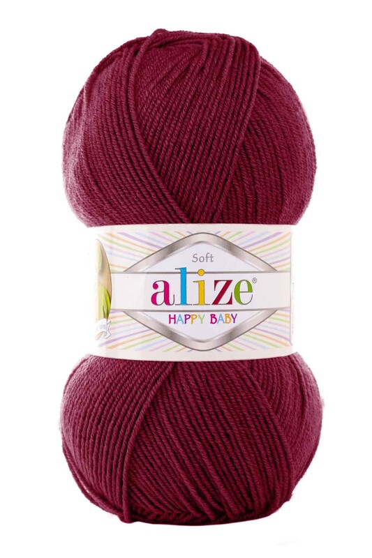 Alize - Alize Happy Baby El Örgü İpi Vişne 390