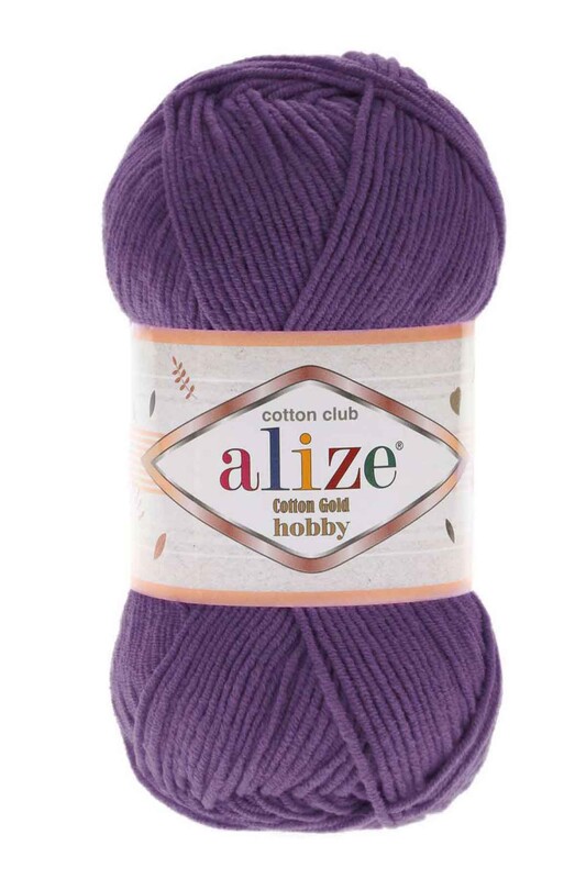 Alize - Alize Cotton Gold Hobby El Örgü İpi 50 gr Mor 044