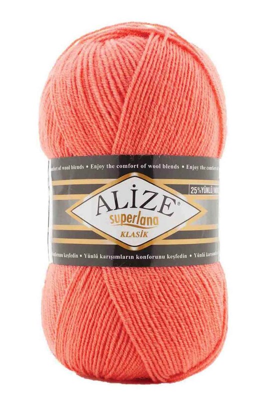 Alize - Alize Superlana Klasik El Örgü İpi Mercan 619