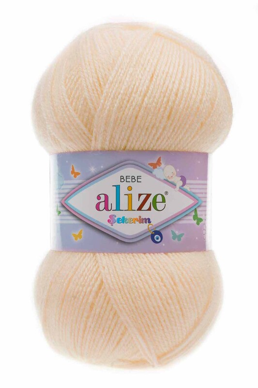 Alize - Alize Şekerim Bebe El Örgü İpi Badem 491