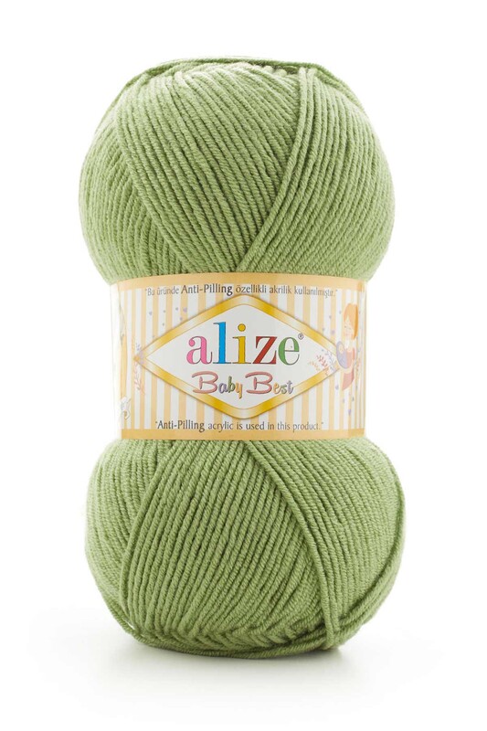 Alize - Alize Baby Best El Örgü İpi Yeşil 485