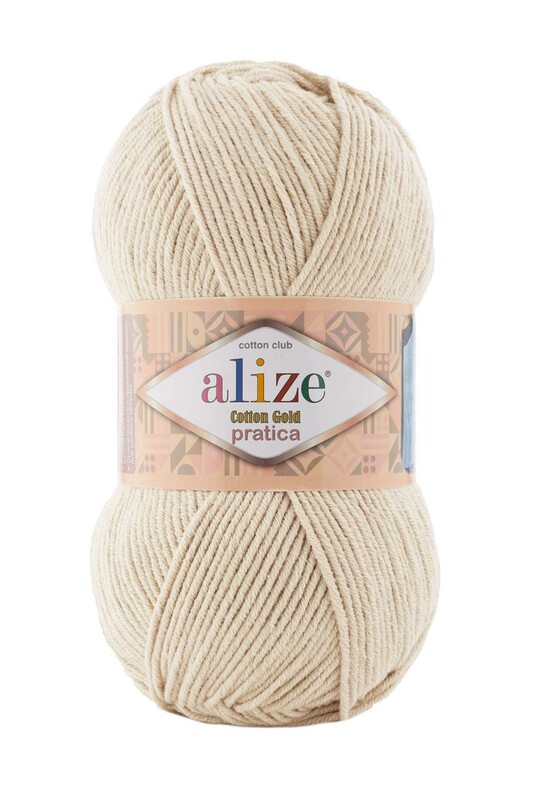 Alize - Alize Cotton Gold Pratica El Örgü İpi Mum Işığı 067