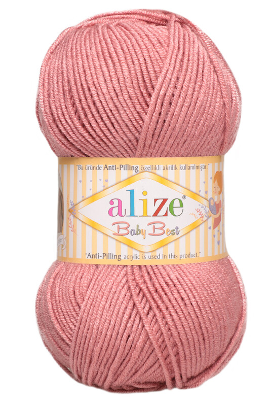 Alize - Alize Baby Best El Örgü ipi Gül 354