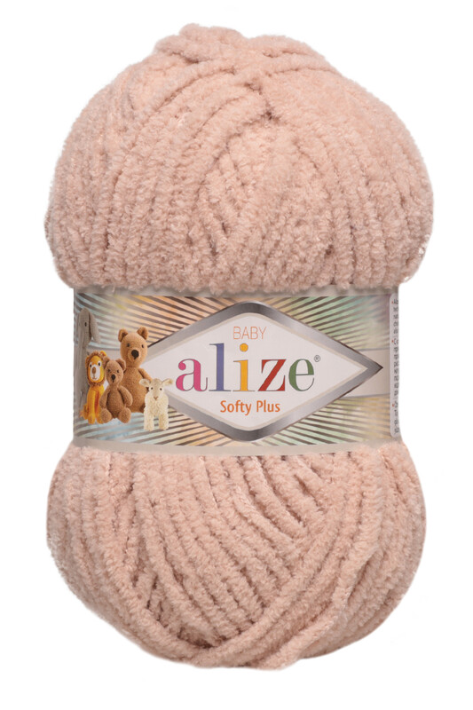 Alize - Alize Softy Plus El Ã–rgÃ¼ Ä°pi Pudra 382