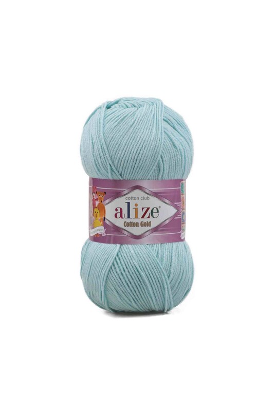 Alize - Alize Cotton Gold El Örgü İpi Buz Mavisi 514