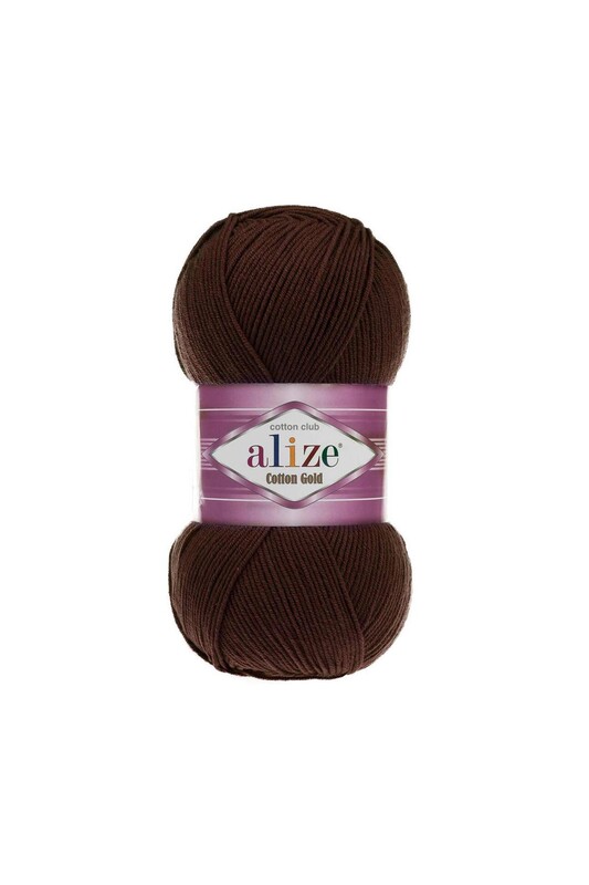 Alize - Alize Cotton Gold El Örgü İpi Kahverengi 026