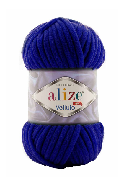 Alize - Alize Velluto El Örgü İpi 100 gr | Lacivert 360