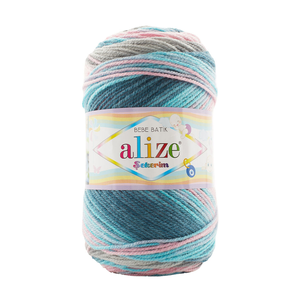 Alize Şekerim Batik El Örgü İpi 7913