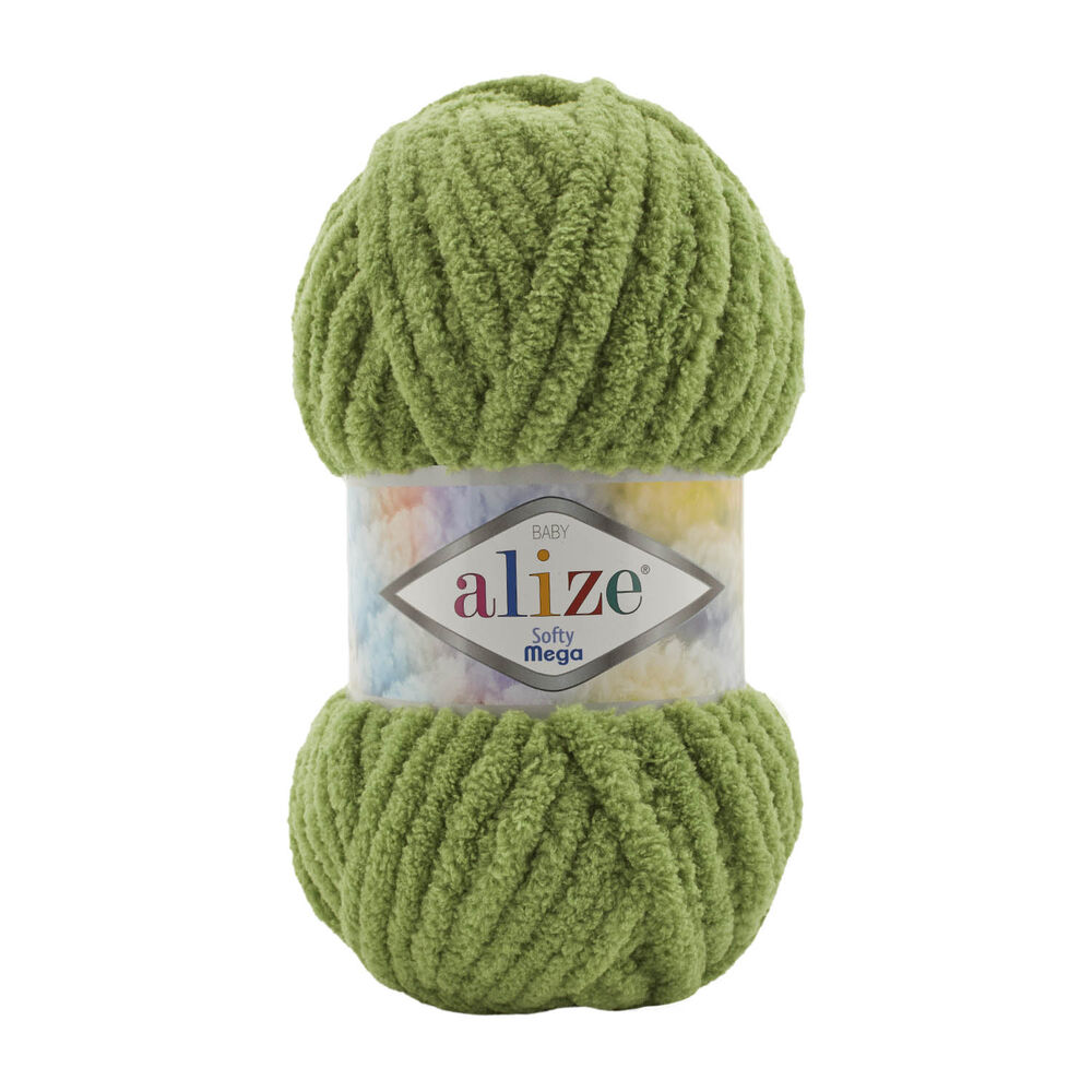 Alize Softy Mega El Örgü İpi | Yeşil 485