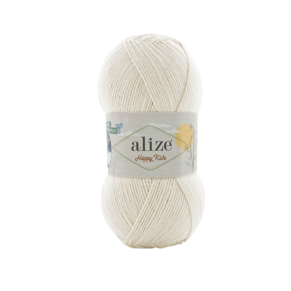 Alize Happy Kids El Örgü İpi | Krem 062