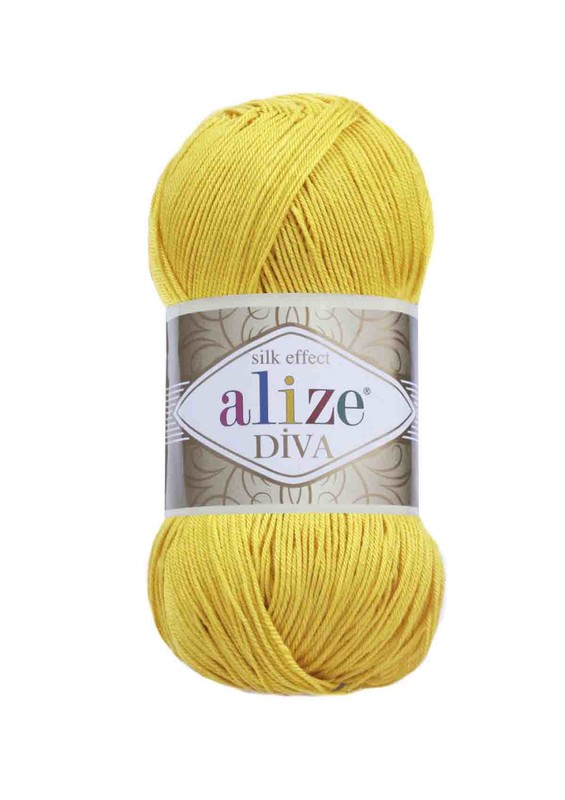 Alize - Alize Diva El Örgü İpi Sarı 110