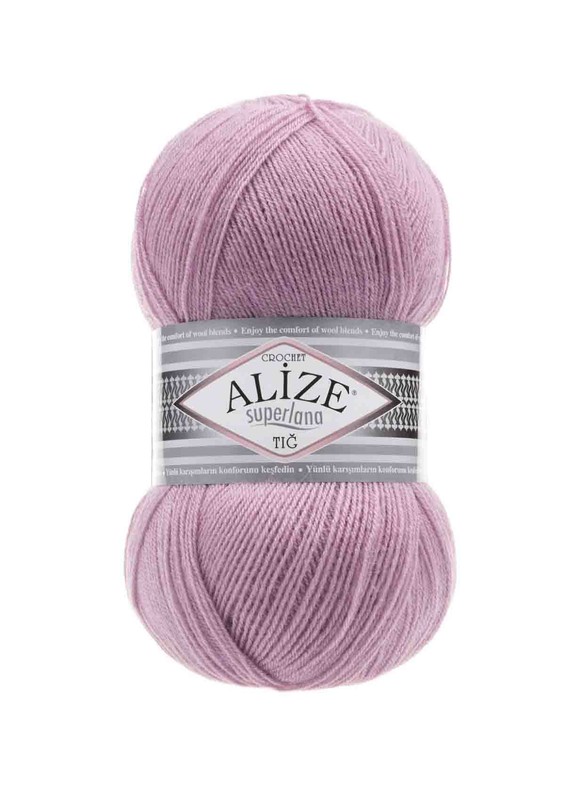 Alize - Alize Superlana Tığ El Örgü İpi Pembe Gül 295