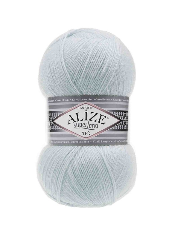 Alize - Alize Superlana Tığ El Örgü İpi Buz Mavisi 514