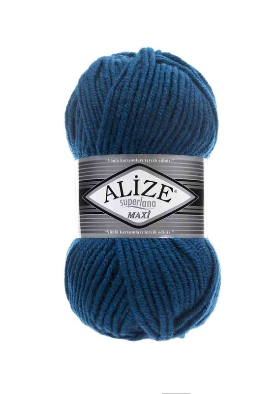 Alize - Alize Superlana Maxi El Örgü İpi Mavi 155