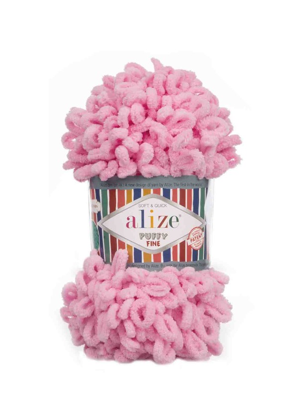 Alize - Alize Puffy Fine El Örgü İpi Pembe 039