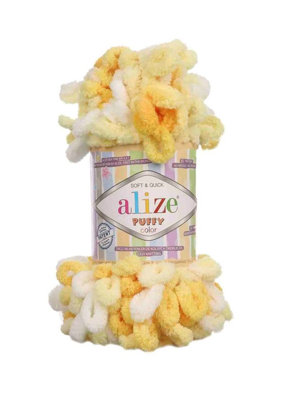 Alize - Alize Puffy Fine Color El Örgü İpi 5921