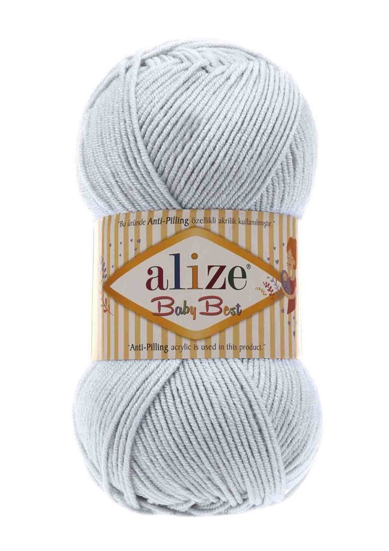 Alize - Alize Baby Best El Örgü İpi Açık Gri 224