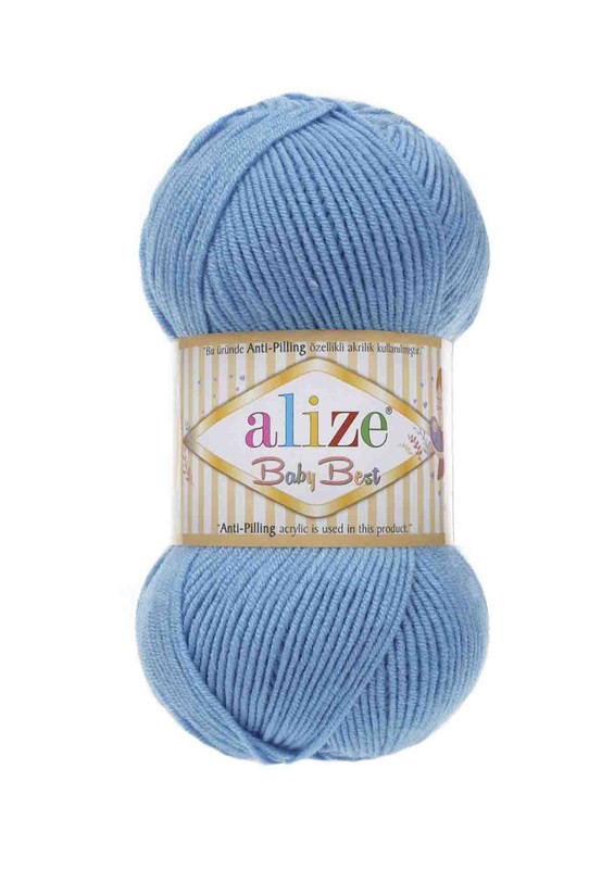Alize - Alize Baby Best El Örgü İpi Mavi 674