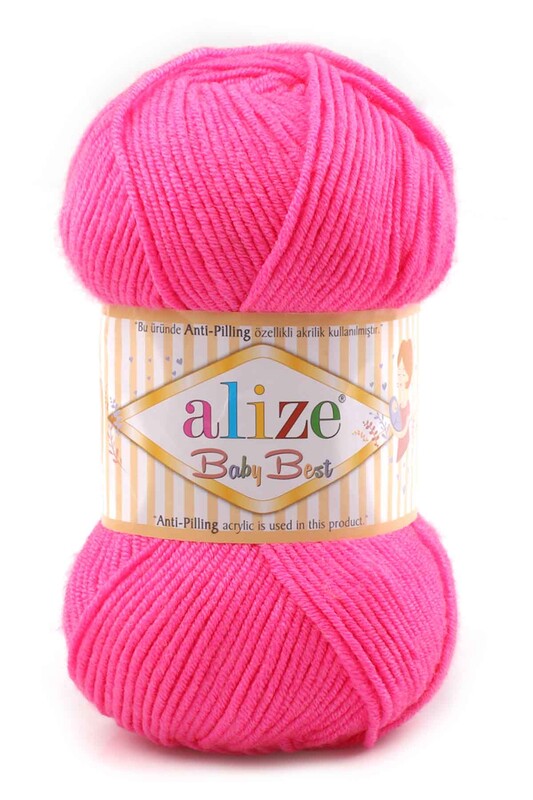 Alize - Alize Baby Best El Örgü ipi Pembe 561