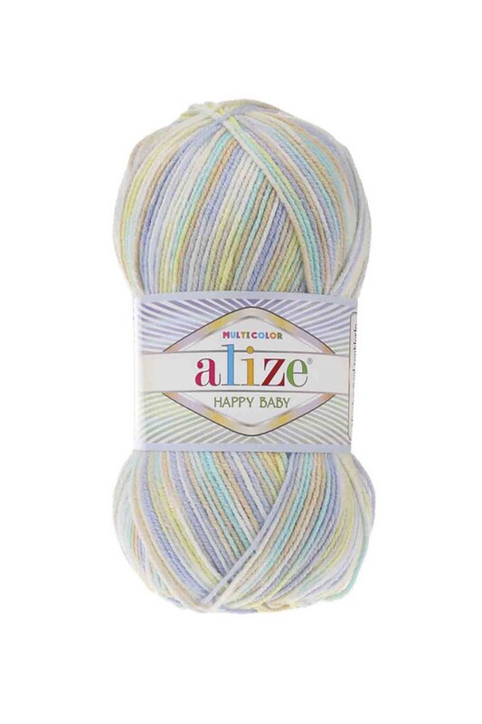 Alize - Alize Happy Baby Multicolor El Örgü İpi 52207