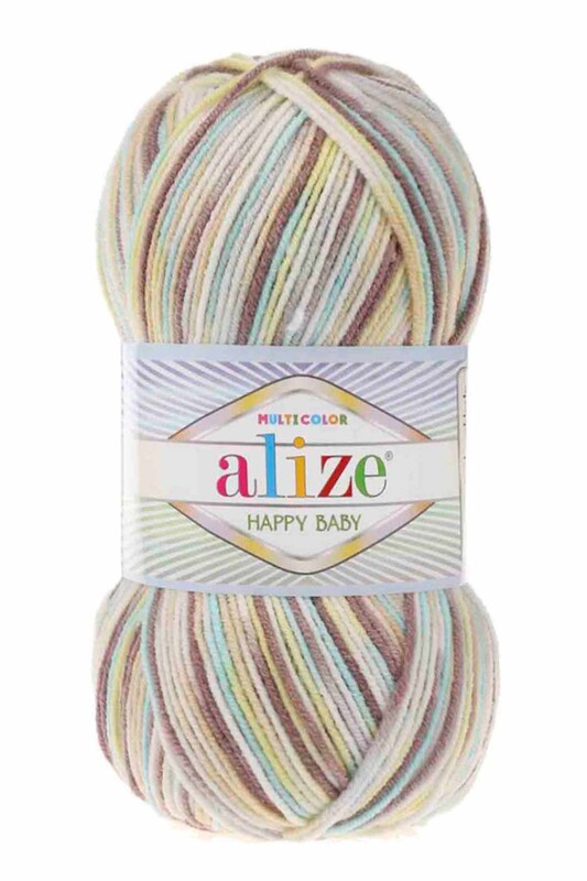 Alize - Alize Happy Baby Multicolor El Örgü İpi 52228