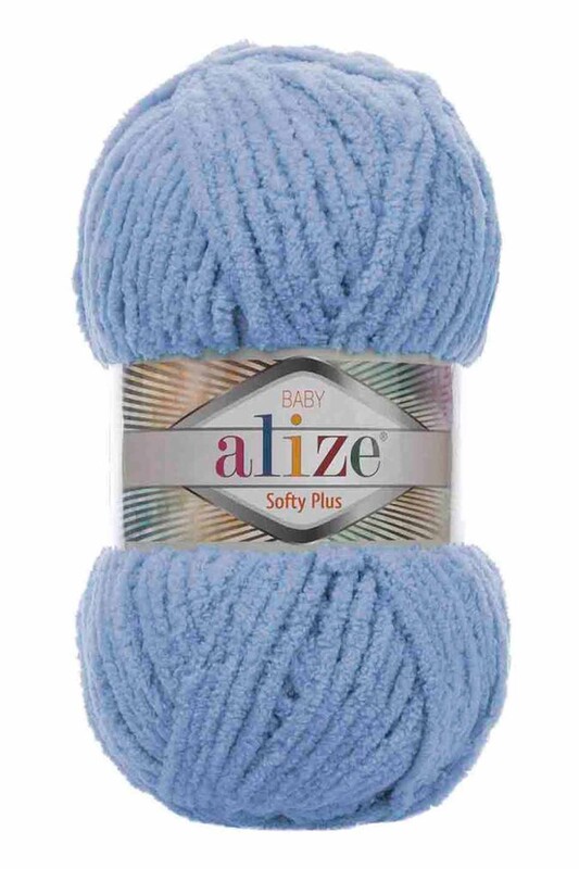 Alize - Alize Softy Plus El Örgü İpi Mavi 112