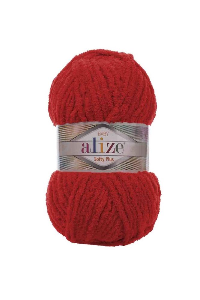 Alize Softy Plus El Örgü İpi Kırmızı 056
