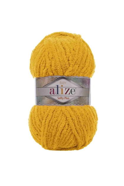 Alize - Alize Softy Plus El Örgü İpi Hardal 082