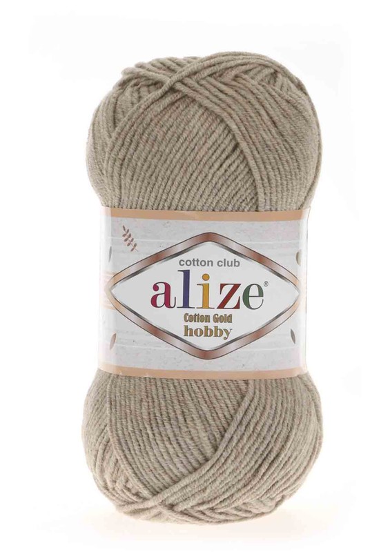 Alize - Alize Cotton Gold Hobby El Örgü İpi 50 gr Bej Melanj 152