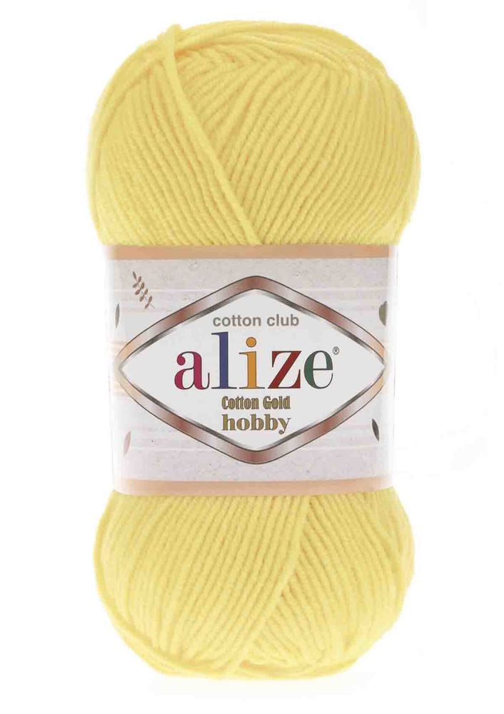 Alize Cotton Gold Hobby El Örgü İpi 50 gr Açık Sarı 187