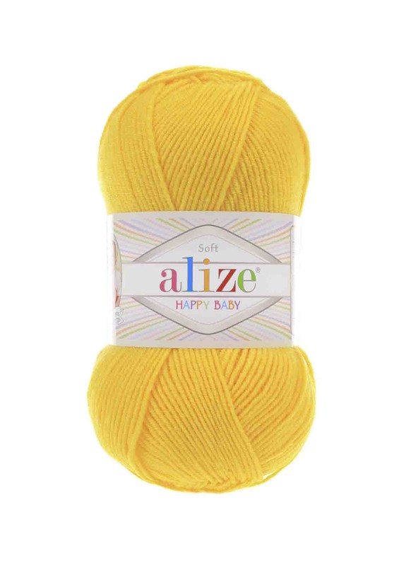 Alize - Alize Happy Baby El Örgü İpi Koyu Sarı 216