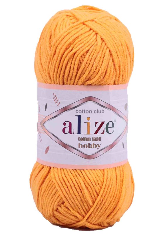 Alize - Alize Cotton Gold Hobby El Örgü İpi 50 gr Turuncu 014