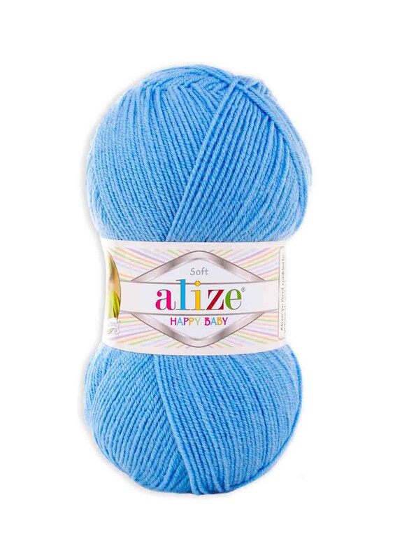 Alize - Alize Happy Baby El Örgü İpi Mavi 112