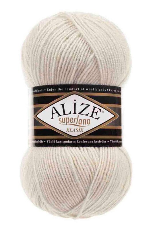 Alize - Alize Superlana Klasik El Örgü İpi Fil Dişi 599